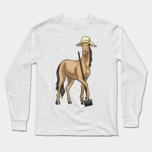 Horse Farmer Rake Long Sleeve T-Shirt